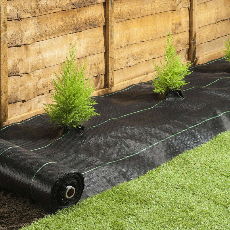 Weed Barrier Landscape Gardening Mat Fabric Woven Garden & Patio - DailySale