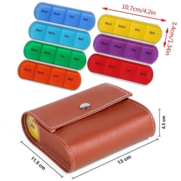 Weekly Pill Organizer Dispenser Box Wellness - DailySale