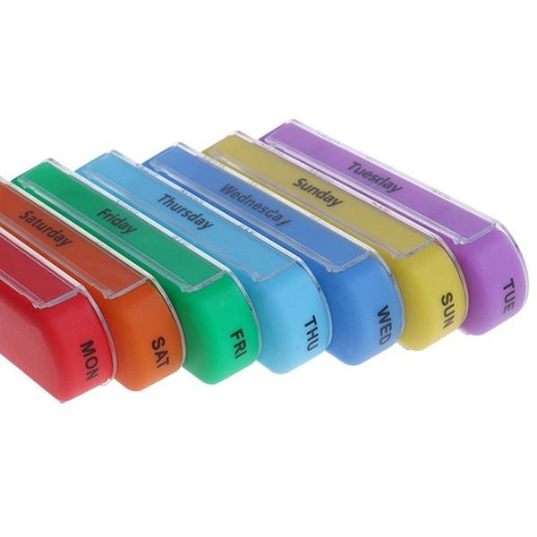 Weekly Pill Organizer Dispenser Box Wellness - DailySale