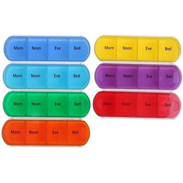 Weekly Pill Organizer Dispenser Box Wellness - DailySale