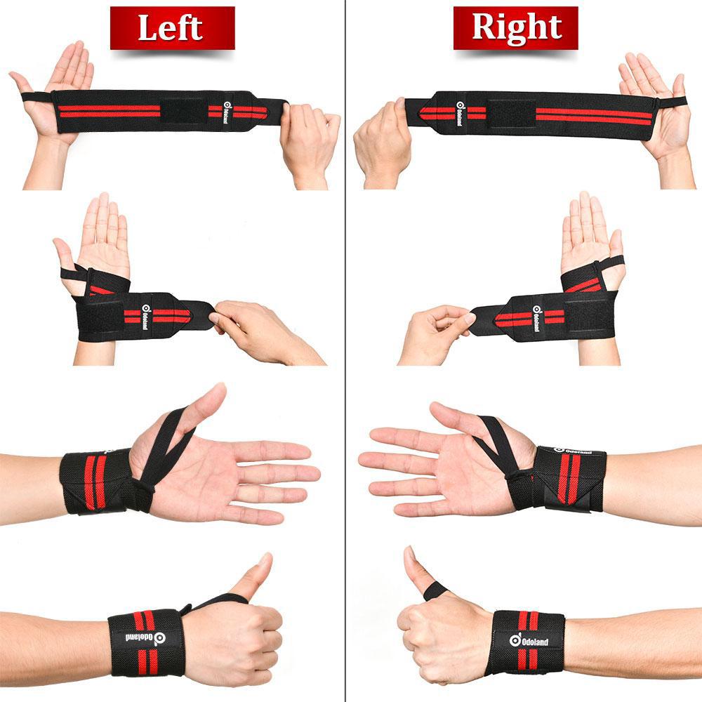 Weight Lifting Training Wrist Straps Support Braces Fitness - DailySale