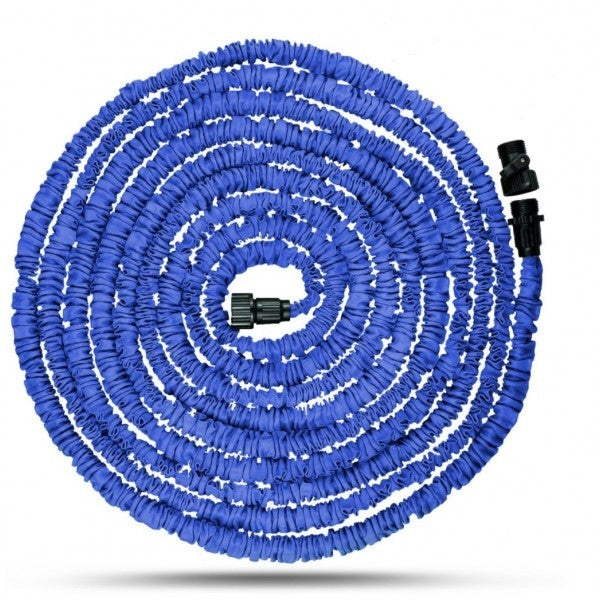 Expandable Collapsible Garden Hose shown upright over a white background
