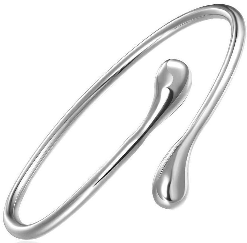 Teardrop Bangle in Sterling Silver - DailySale, Inc