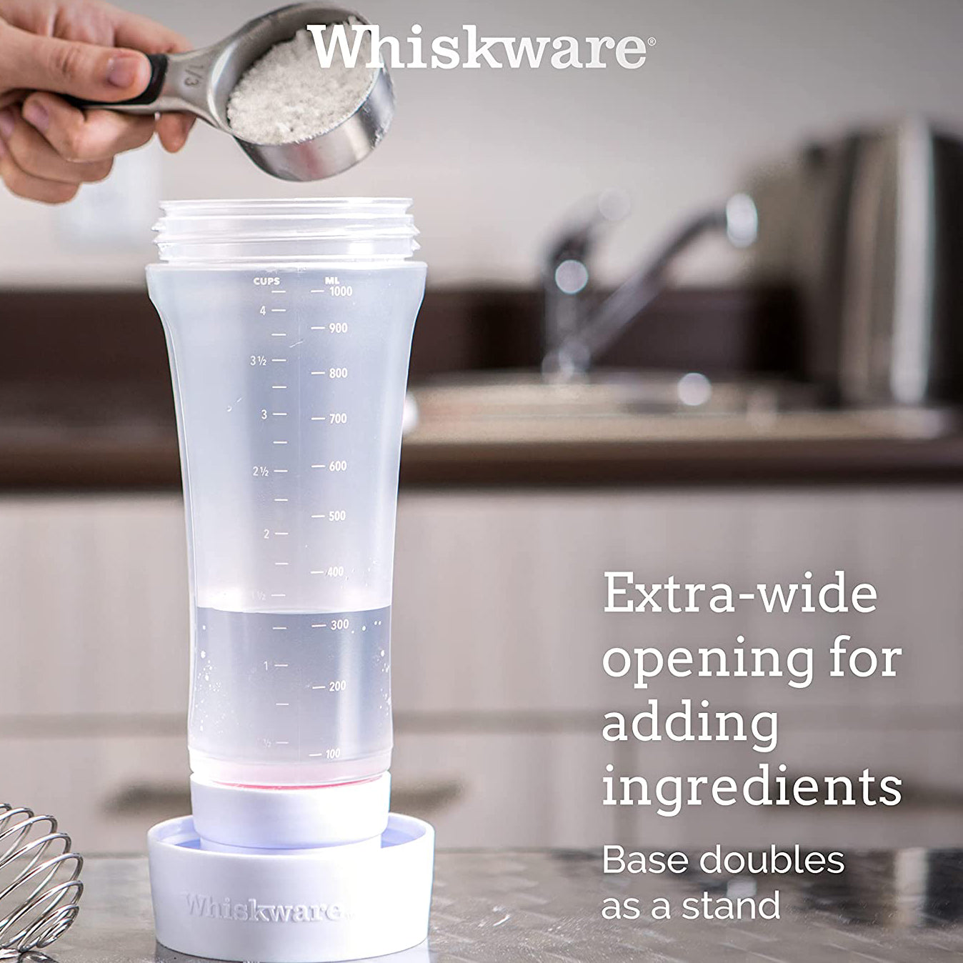 Whiskware Pancake Batter Dispenser and Mixer Kitchen Tools & Gadgets - DailySale