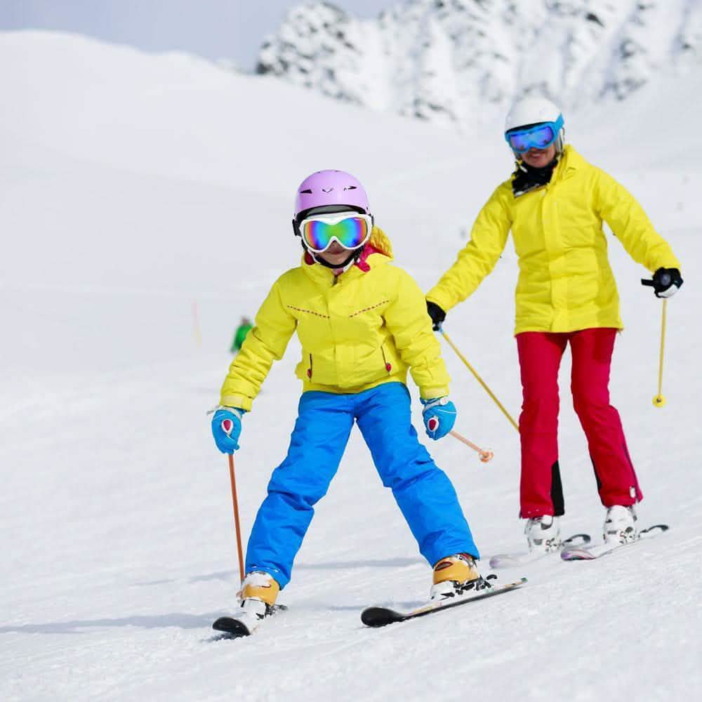 White for Kid Ski Goggles Double Anti Fog Lenses Sun Glasses Sports & Outdoors - DailySale