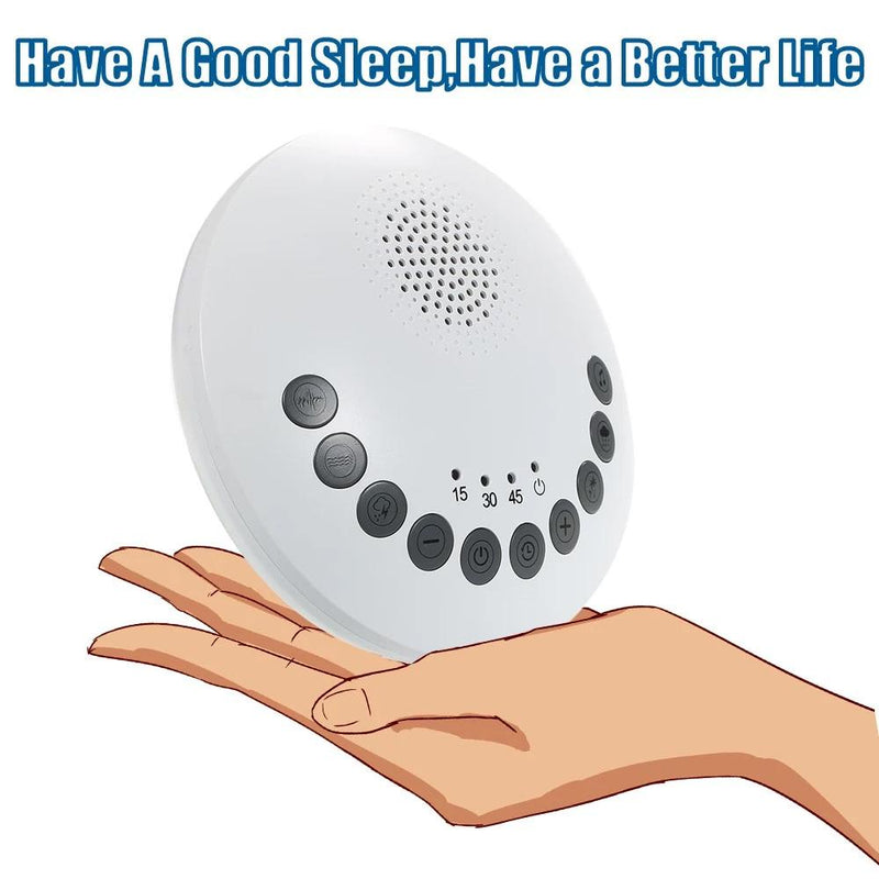 White Noise Sound Machine Soothing Sound Therapy Machine Wellness - DailySale