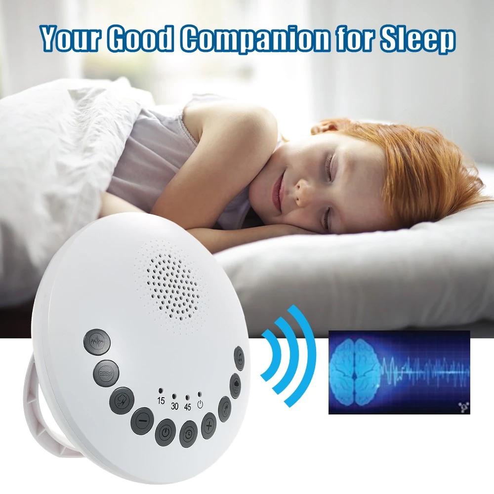 White Noise Sound Machine Soothing Sound Therapy Machine Wellness - DailySale