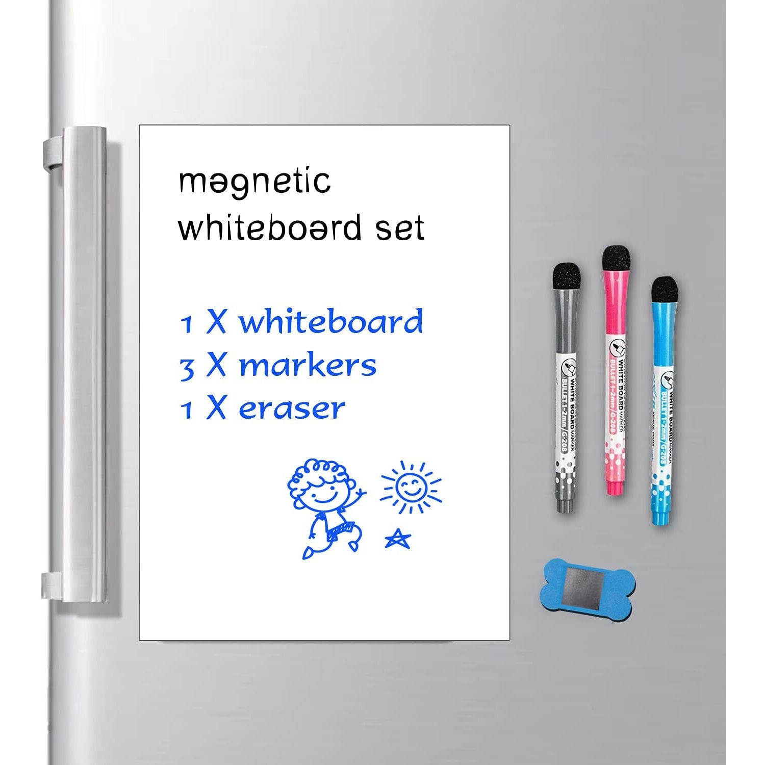 Whiteboard Magnetic Dry Erase Board Self Adhesive Everything Else - DailySale