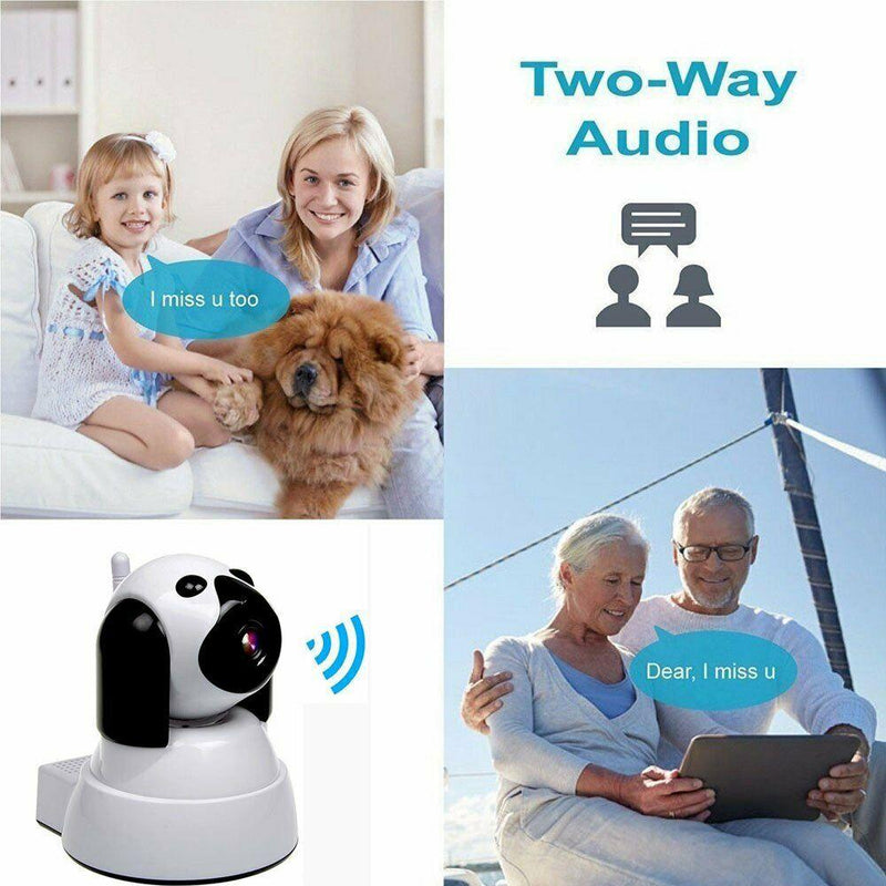 WiFi IP Camera 720P HD Wireless Camera with Motion Detection Two-Way Audio Night Vision Baby - DailySale