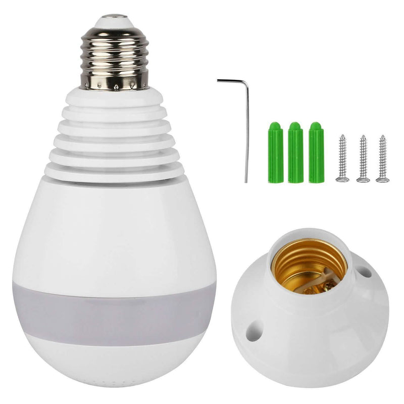 WiFi Light Bulb Camera 960P Security Camera 360° Camera, TV & Video - DailySale