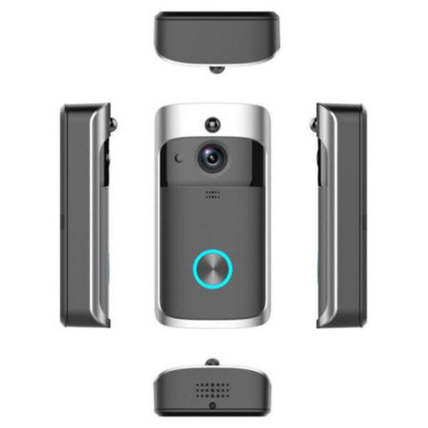 WiFi Wireless Video Doorbell Two-Way Talk Smart PIR Door Bell Security Camera HD Cameras & Drones - DailySale