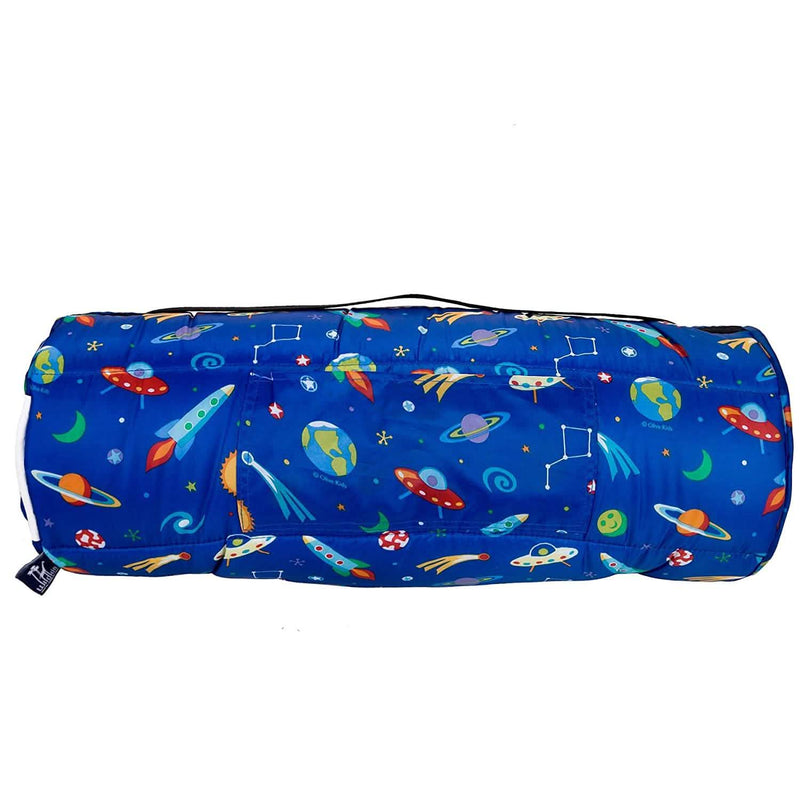Wildkin Easy Clean Nap Mat with Pillow for Toddler Boys & Girls Bedding - DailySale