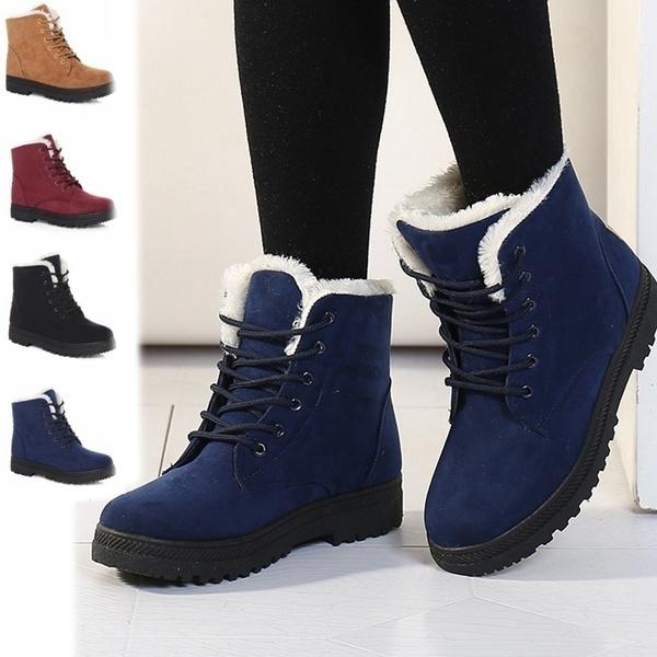 Winter Outdoor Flat Short Boots Women's Clothing - DailySale