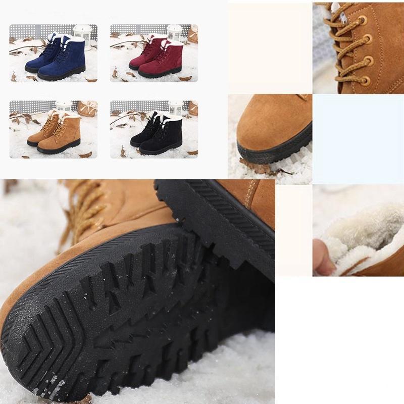 Winter Outdoor Flat Short Boots Women's Clothing - DailySale