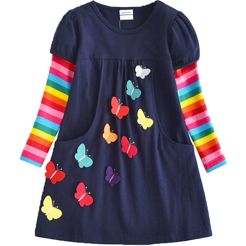 Winter Toddler Girl Long Sleeve Dress Kids' Clothing 3T - DailySale