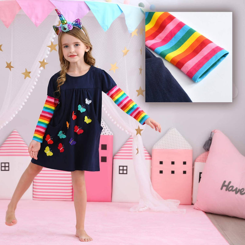 Winter Toddler Girl Long Sleeve Dress Kids' Clothing - DailySale