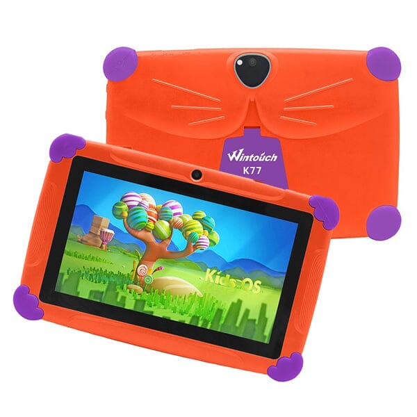 Wintouch 7 Inch Kids Learning Tablet Tablets Orange - DailySale
