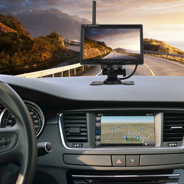 Wireless Backup Camera System Vehicle Rear View Monitor Kit Automotive - DailySale