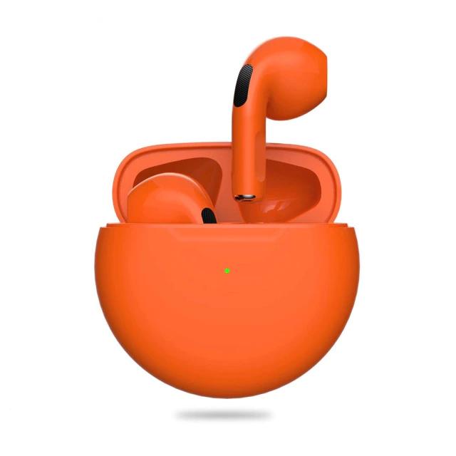 Wireless Bluetooth Earphones with Charging Case Headphones & Audio Orange - DailySale