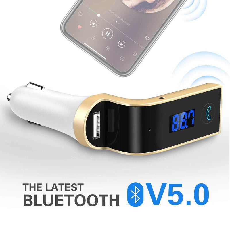 Wireless Bluetooth FM Transmitter Car Kit Auto Accessories - DailySale