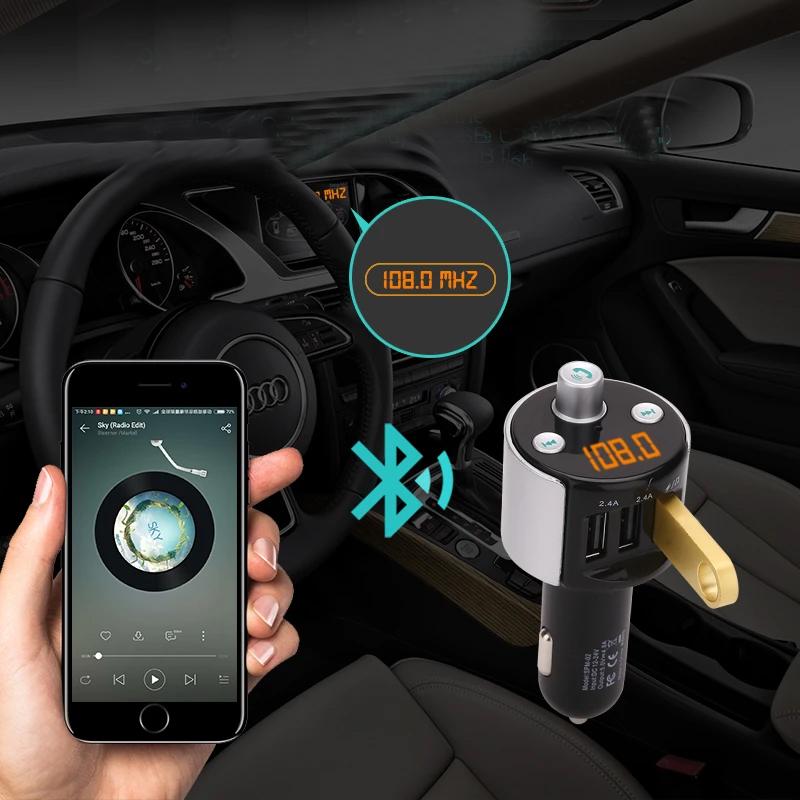 Wireless Bluetooth FM Transmitter Car Kit Automotive - DailySale