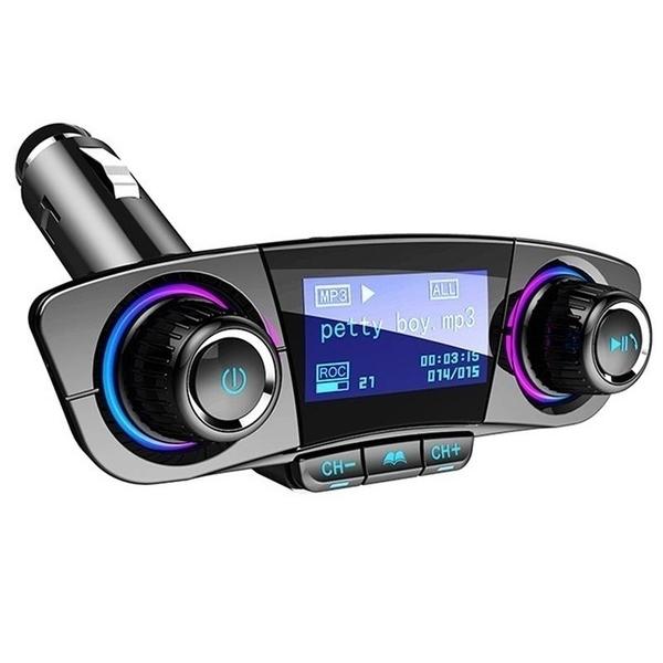 Wireless Bluetooth Handsfree Calling Car Charger FM Transmitter Automotive - DailySale