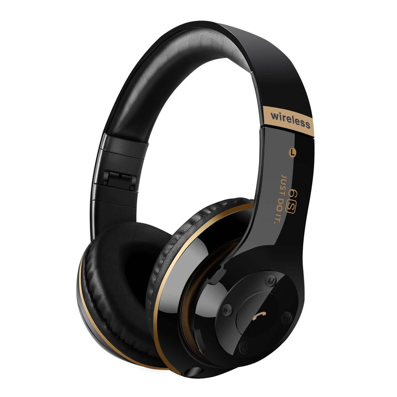 Wireless Bluetooth Headphones Stereo Heavy Bass Earphones Over the Ear Headset Headphones & Audio - DailySale