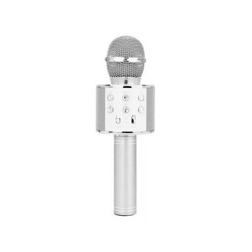 Wireless Bluetooth Karaoke Microphone Everything Else Silver - DailySale