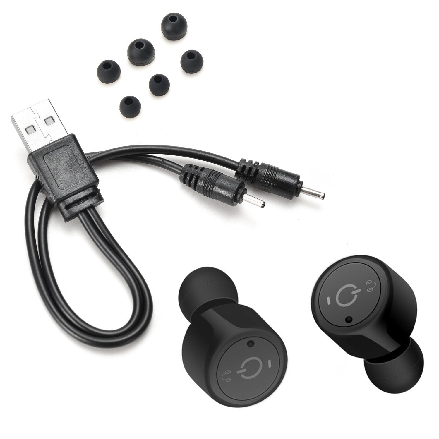 Wireless Bluetooth Mini Earbuds Stereo Earphone Headphones Twins Headset Headphones - DailySale