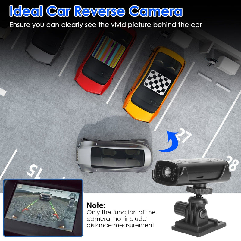 Wireless Camera Reverse Hitch Guide with Flexible Adhesive Base Automotive - DailySale