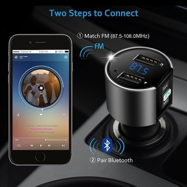 Wireless Car Mp3 FM Transmitter USB Charger Automotive - DailySale