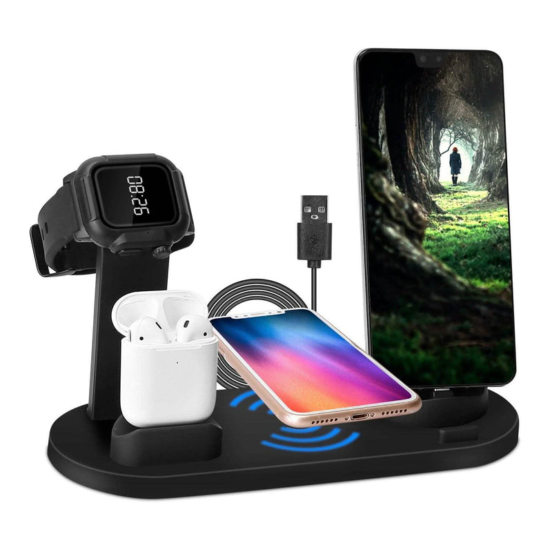 Wireless Charger Dock 4-in-1 10W Mobile Accessories - DailySale