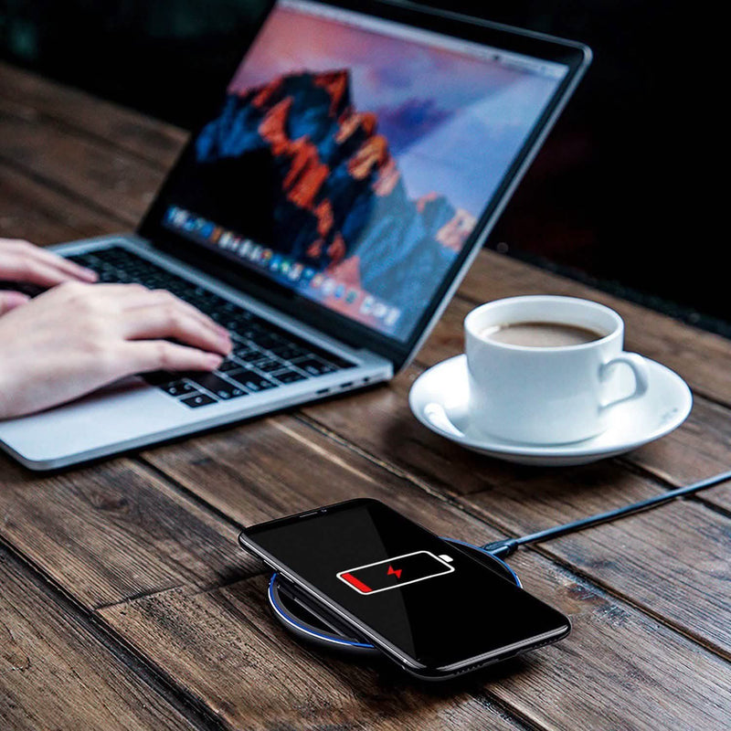 Wireless Charger Qi-Certified Ultra Slim 5W Charging Pad Mobile Accessories - DailySale