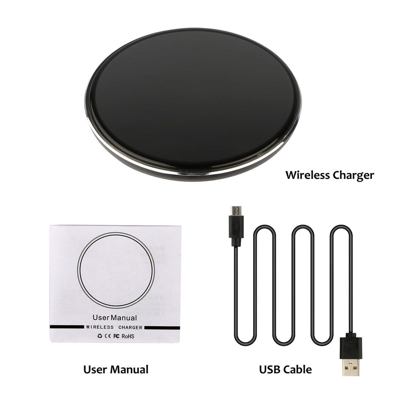 Wireless Charger Qi-Certified Ultra Slim 5W Charging Pad Mobile Accessories - DailySale