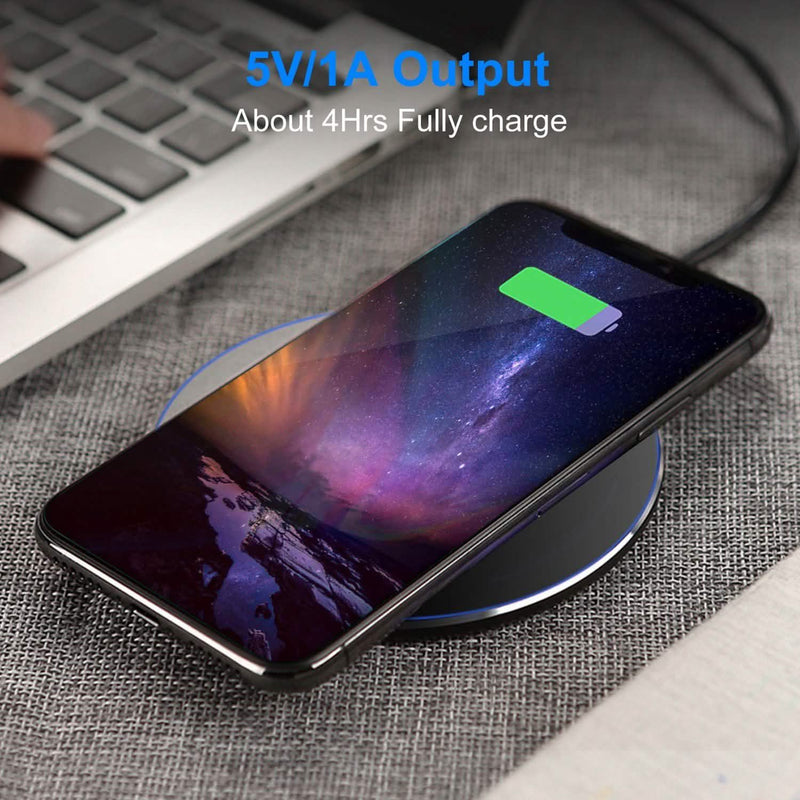 Wireless Charger Qi-Certified Ultra Slim 5W Charging Pad Mobile Accessories - DailySale