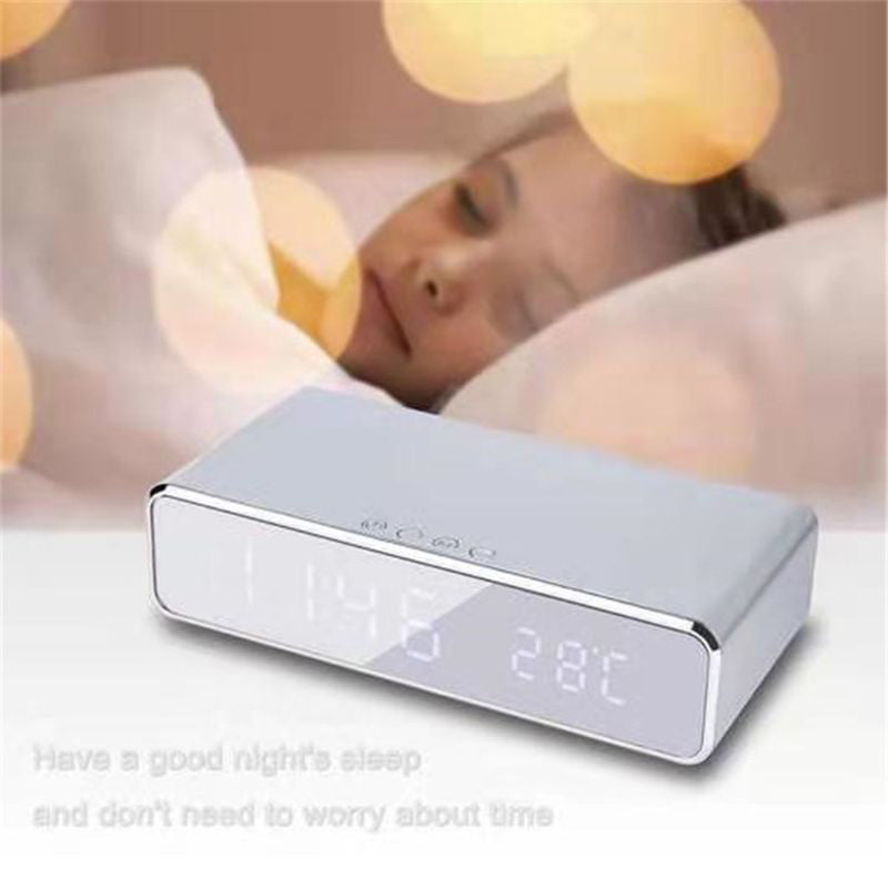 Wireless Charging Digital Alarm Clock Household Appliances - DailySale