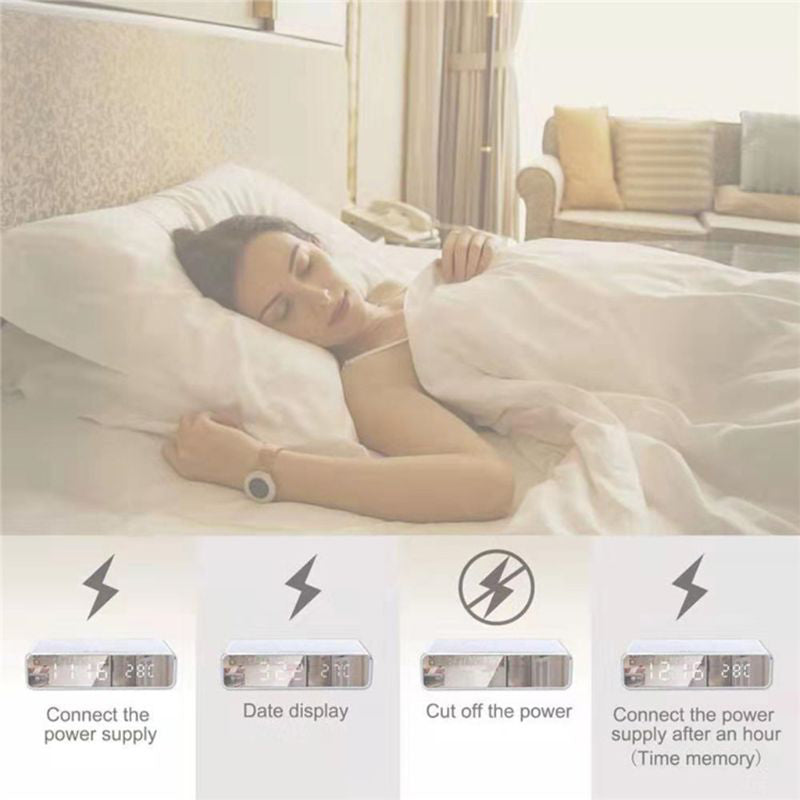 Wireless Charging Digital Alarm Clock Household Appliances - DailySale