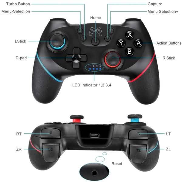 Wireless Controller Switch Gamepad Video Games & Consoles - DailySale