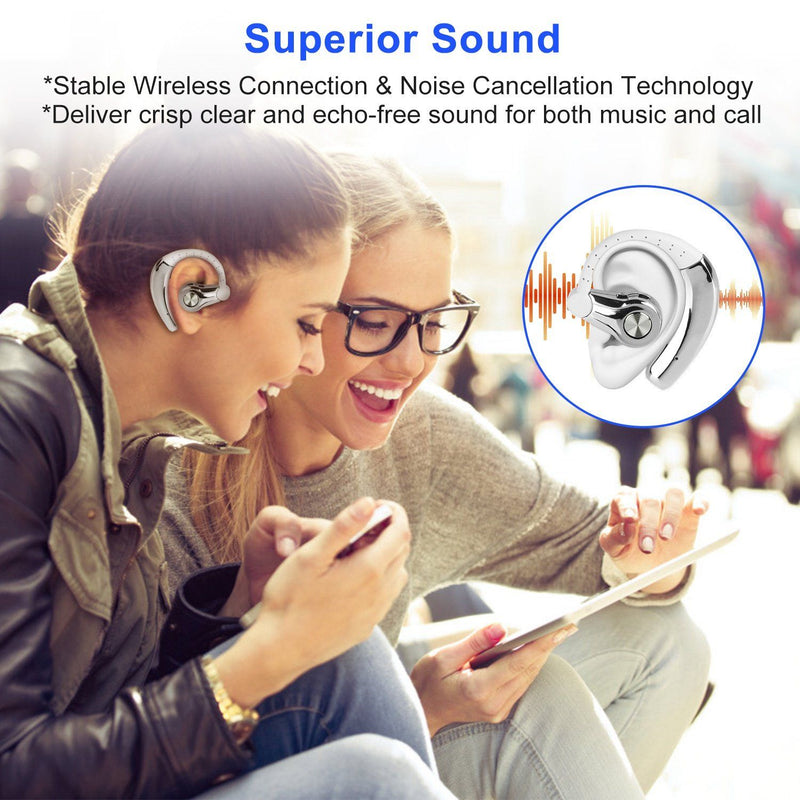 Wireless Earpiece Right with Mic Earhook Headphones & Audio - DailySale