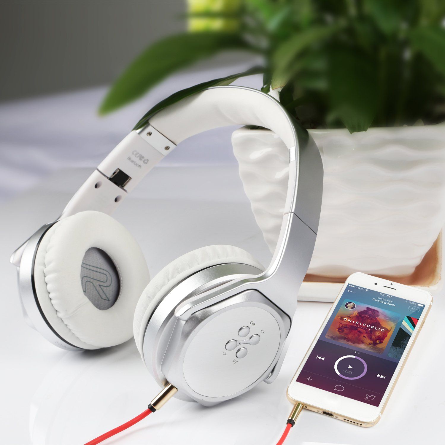 Wireless Foldable Headphones with Built-in Speaker Headphones & Audio - DailySale