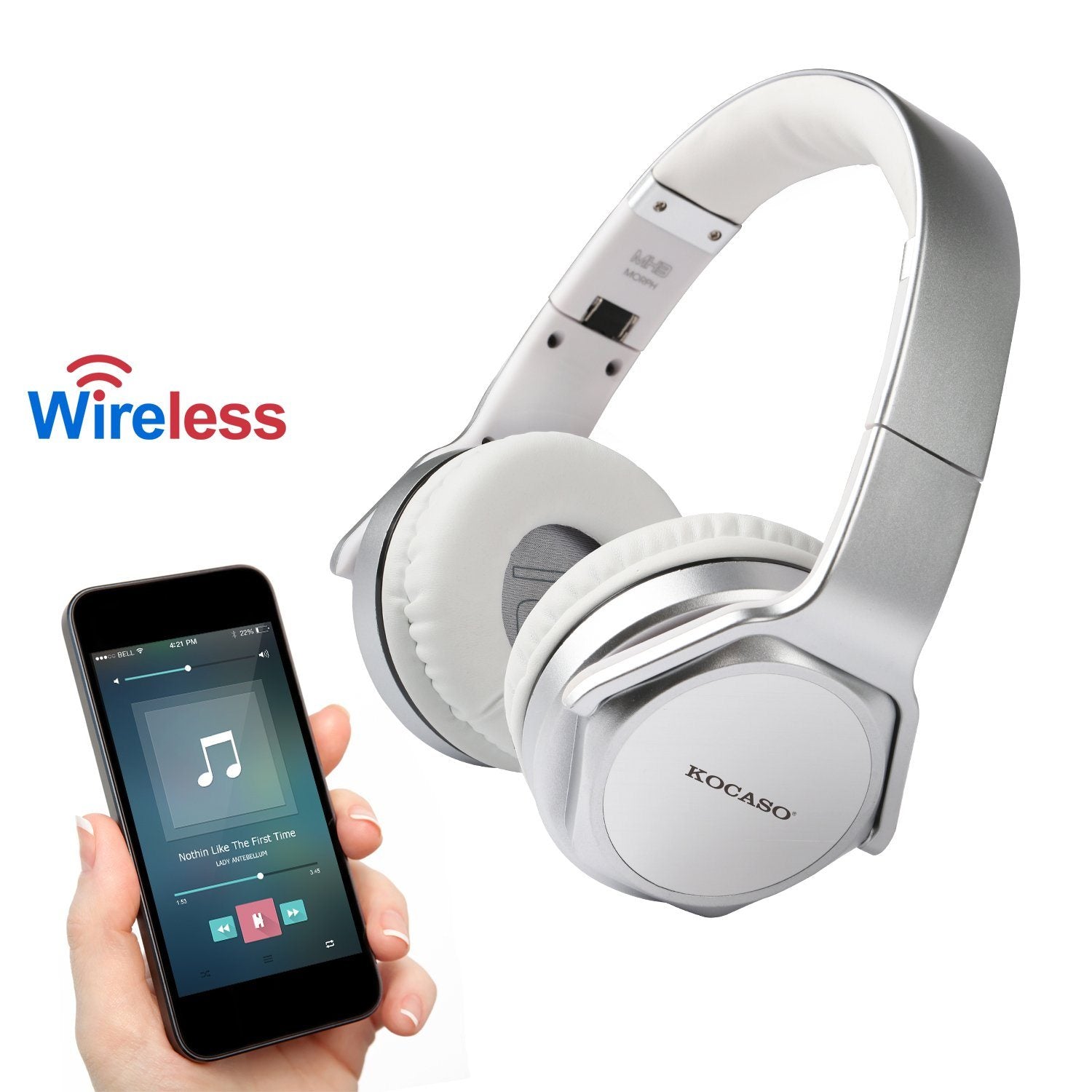 Wireless Foldable Headphones with Built-in Speaker Headphones & Audio - DailySale