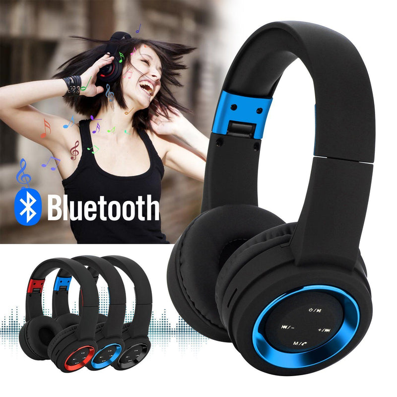 Wireless Headphones Bluetooth Headset Noise Cancelling Over Ear With Microphone Headphones & Audio - DailySale