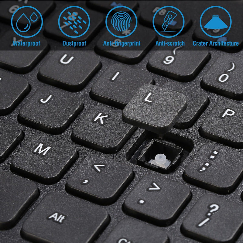 Wireless Keyboard and Mouse 2.4GHz Multimedia Mini Keyboard & Mouse