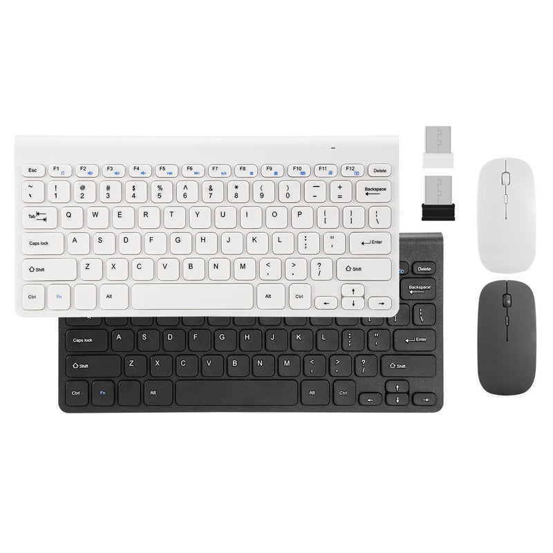 Wireless Keyboard and Mouse 2.4GHz Multimedia Mini Keyboard & Mouse Computer Accessories - DailySale