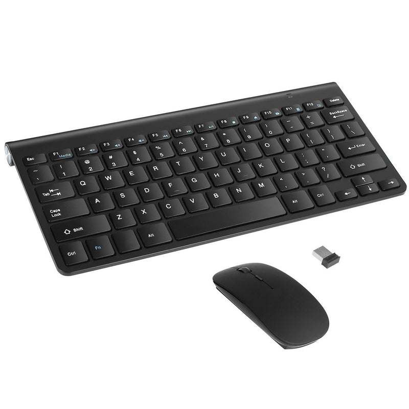 Wireless Keyboard and Mouse Combo Computer Accessories Black - DailySale