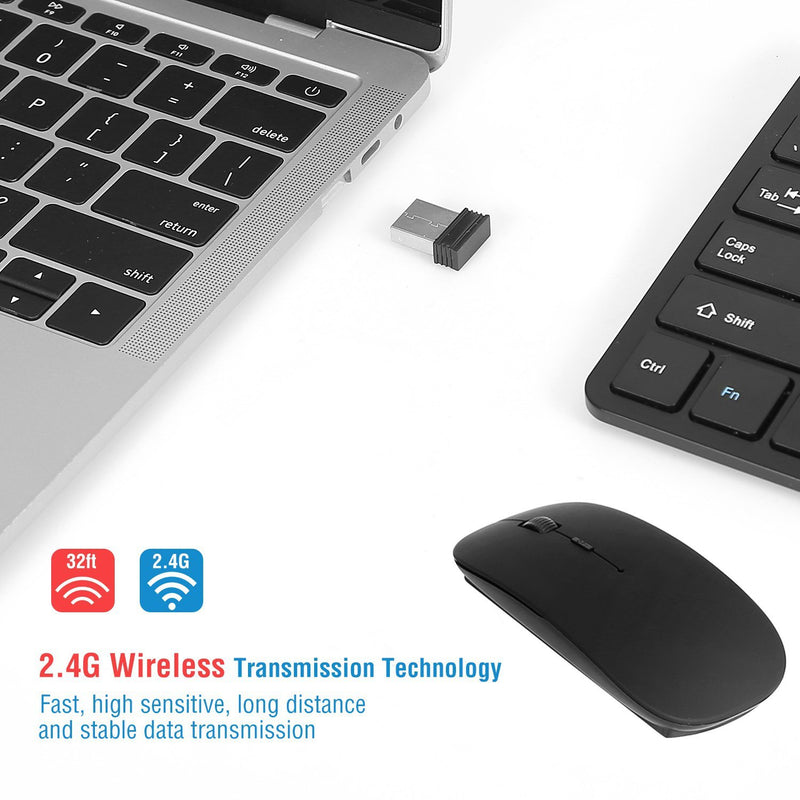 Wireless Keyboard and Mouse Combo Computer Accessories - DailySale