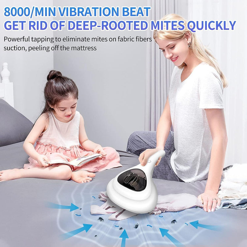 Wireless Mite Remover Cleaning Machine with 11KPa Powerful Suction Household Appliances - DailySale