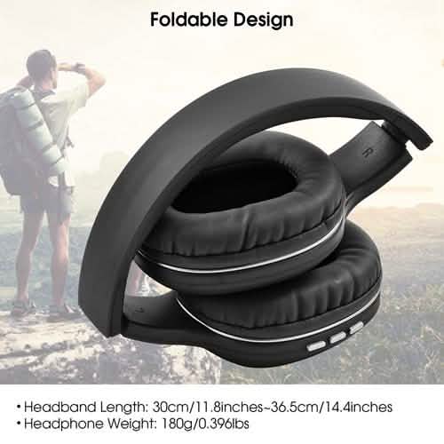 Wireless Over-Ear Foldable Headphones Headphones & Audio - DailySale