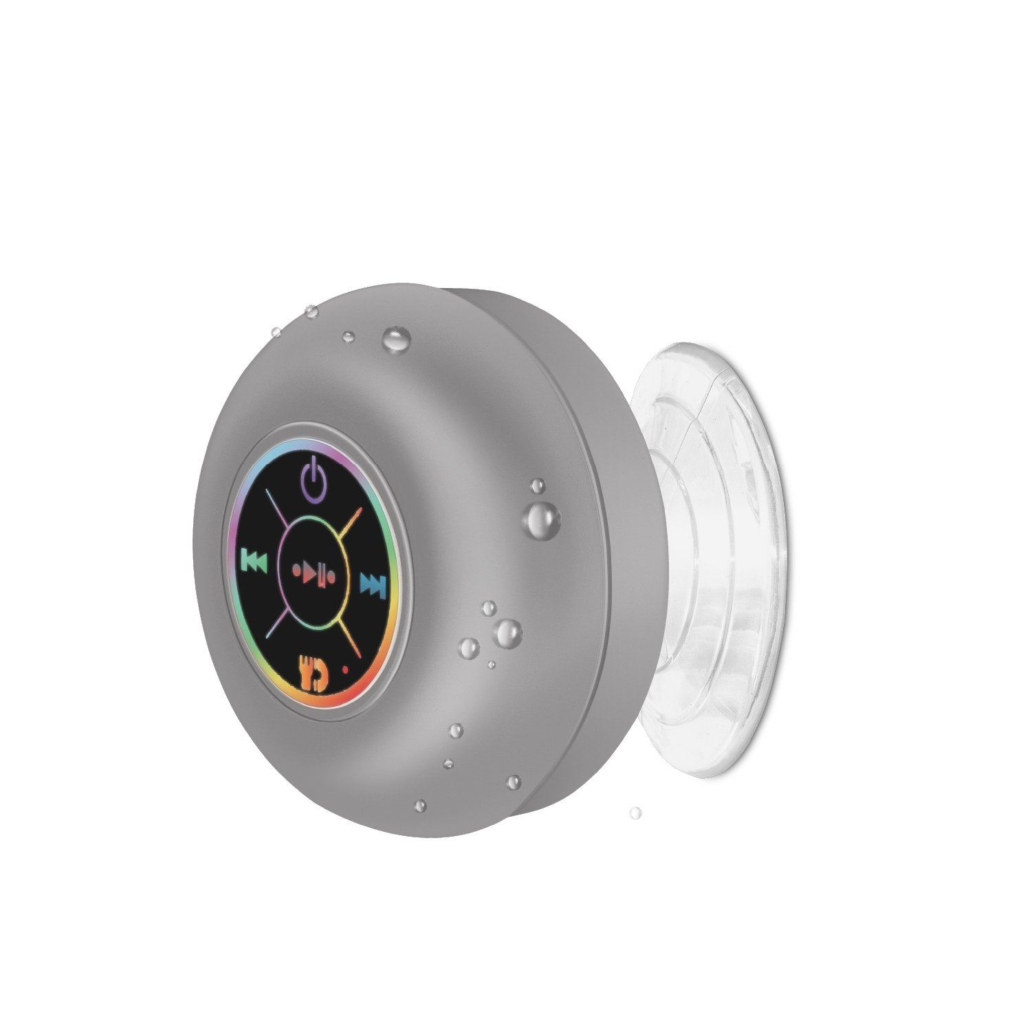 Wireless Shower Speaker Speakers Gray - DailySale