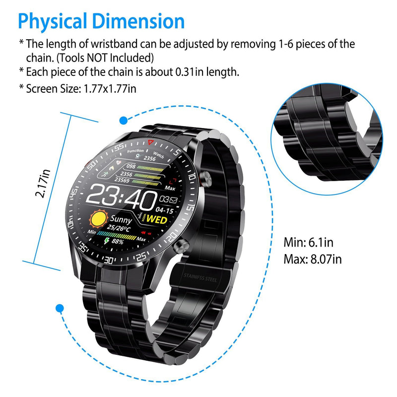 Wireless Smartwatch Fitness Tracker IP68 Waterproof Sport Bracelet Smart Watches - DailySale